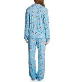 PJ Salvage Playful Prints Spring Pups PJ Set With Headband RHPLPJS -Freya Fashion Shop pj salvage pjsa01 rhplpjs bs