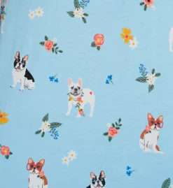 PJ Salvage Playful Prints Spring Pups PJ Set With Headband RHPLPJS -Freya Fashion Shop pj salvage pjsa01 rhplpjs cs1