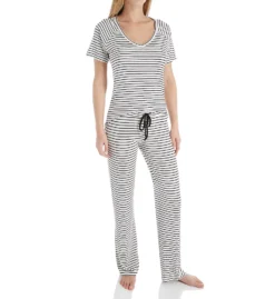 PJ Salvage Basic V-Neck Shirt RIBAT -Freya Fashion Shop pj salvage pjsa01 ribat cs1