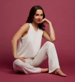 PJ Salvage Jammie Essentials French Terry Tank Top RIJETK -Freya Fashion Shop pj salvage pjsa01 rijetk cs3