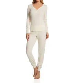 PJ Salvage Textured Essentials Rib Peachy Sleep Pant RITEP -Freya Fashion Shop pj salvage pjsa01 ritep cs3