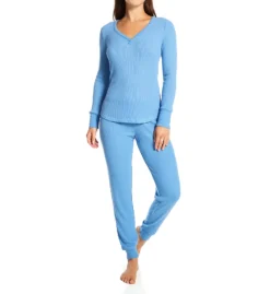 PJ Salvage Textured Essentials Rib Peachy Sleep Pant RITEP -Freya Fashion Shop pj salvage pjsa01 ritep cs4