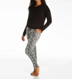 PJ Salvage French Terry Snake Print Pant RUCNP4 -Freya Fashion Shop pj salvage pjsa01 rucnp4 cs1