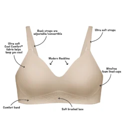 Playtex Comfort Flex Fit Ultra Soft Wirefree Bra US4830 -Freya Fashion Shop playtex play01 us4830 cs2
