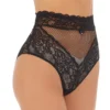 Pour Moi Contradiction Suspense Lace Up Deep Brief Panty 11805 -Freya Fashion Shop pour moi pmoi01 11805 gs