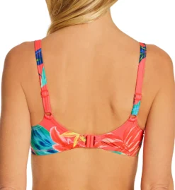 Pour Moi Bohemia Balcony Lightly Padded Underwire Swim Top 12710 -Freya Fashion Shop pour moi pmoi01 12710 bs