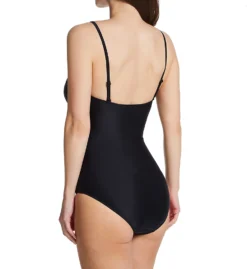 Pour Moi High Neck Mesh Insert Control One Piece Swimsuit 1408 -Freya Fashion Shop pour moi pmoi01 1408 bs