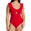 Pour Moi Space Frill Non Wire One Piece Swimsuit 18106