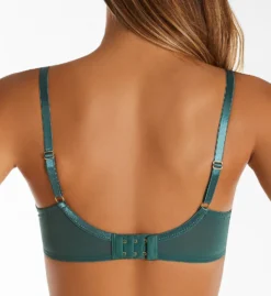 Pour Moi Satin Luxe Plunge Padded Bra 18800 -Freya Fashion Shop pour moi pmoi01 18800 bs