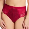 Pour Moi Dark Romance Deep Lace Up Brief Panty 21703