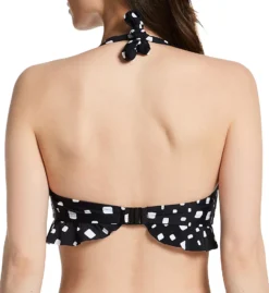 Pour Moi Cascade Halter Non-Wired Frill Swim Top 25209 -Freya Fashion Shop pour moi pmoi01 25209 bs