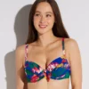 Pour Moi Antigua Frill Padded Underwire Swim Top 27900 -Freya Fashion Shop pour moi pmoi01 27900 gs