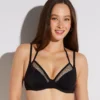 Pour Moi Glamazon Underwire Double Strap Swim Top 30015 -Freya Fashion Shop pour moi pmoi01 30015 gs