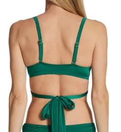 Pour Moi Space Front Fastening Wrap Underwire Swim Top 36036 -Freya Fashion Shop pour moi pmoi01 36036 bs