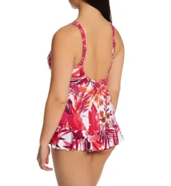 Profile By Gottex Escape In Bali V Neck One Piece Swim Dress B2D05 -Freya Fashion Shop profile by gottex prof01 b2d05 bs