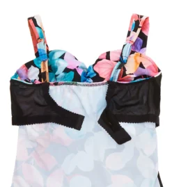 Profile By Gottex Plus Size Color Rush Square Neck Tankini Swim Top CR1W18 -Freya Fashion Shop profile by gottex prof01 cr1w18 cs5