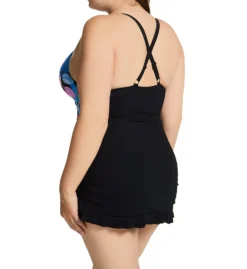 Profile By Gottex Plus Size Color Rush Swim Dress CR2W01 -Freya Fashion Shop profile by gottex prof01 cr2w01 bs