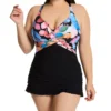 Profile By Gottex Plus Size Color Rush Swim Dress CR2W01 -Freya Fashion Shop profile by gottex prof01 cr2w01 gs