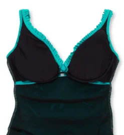 Profile By Gottex Frill Me Tie Front One Piece Swim Dress FM2125 -Freya Fashion Shop profile by gottex prof01 fm2125 cs6