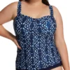 Profile By Gottex Plus Size Malaku Square Neck Tankini Swim Top M1W18 -Freya Fashion Shop profile by gottex prof01 m1w18 gs