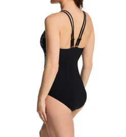 Profile By Gottex Mashrabiya High Neck One Piece Swimsuit M2049 -Freya Fashion Shop profile by gottex prof01 m2049 bs