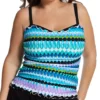 Profile By Gottex Plus Size Moroccan Escape Tankini Swim Top ME1W18 -Freya Fashion Shop profile by gottex prof01 me1w18 gs