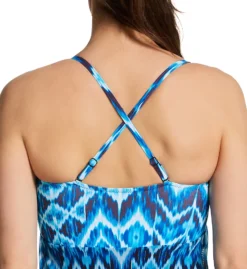 Profile By Gottex Ocean Blues Bandeau Flyaway One Piece Swim Dress OB2045 -Freya Fashion Shop profile by gottex prof01 ob2045 cs1