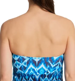 Profile By Gottex Ocean Blues Bandeau Flyaway One Piece Swim Dress OB2045 -Freya Fashion Shop profile by gottex prof01 ob2045 cs2