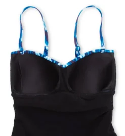 Profile By Gottex Ocean Blues Bandeau Flyaway One Piece Swim Dress OB2045 -Freya Fashion Shop profile by gottex prof01 ob2045 cs6