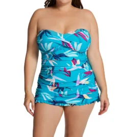 Profile By Gottex Plus Size Paradise Bandeau Swim Dress P2W18