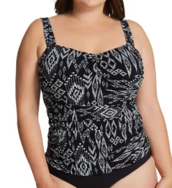 Profile By Gottex Plus Size Peruvian Nights Tankini Swim Top PN1W18