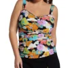 Profile By Gottex Plus Size Rising Sun Underwire Tankini Swim Top RS1W18 -Freya Fashion Shop profile by gottex prof01 rs1w18 gs