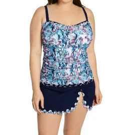 Profile By Gottex Plus Size Snake Charm Tankini Swim Top S1W18 -Freya Fashion Shop profile by gottex prof01 s1w18 cs1