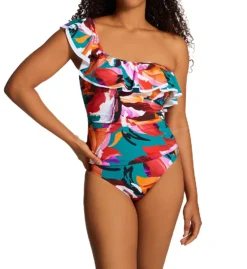 Profile By Gottex Sugar And Spice One Shoulder One Piece Swimsuit SS2061