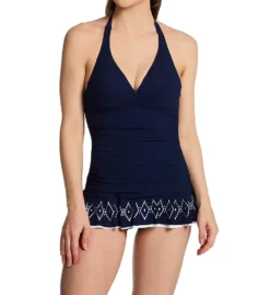 Profile By Gottex Tutti Frutti Halter Underwire One Piece Swim Dress TT2001