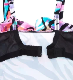 Profile By Gottex Plus Wild Parade D Cup Underwire Tankini Swim Top WP1W18 -Freya Fashion Shop profile by gottex prof01 wp1w18 cs6