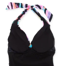 Profile By Gottex Wild Parade Halter Swim Dress One Piece WP2001 -Freya Fashion Shop profile by gottex prof01 wp2001 cs6