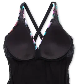 Profile By Gottex Plus Size Wild Parade Halter One Piece Swim Dress WP2W01 -Freya Fashion Shop profile by gottex prof01 wp2w01 cs6