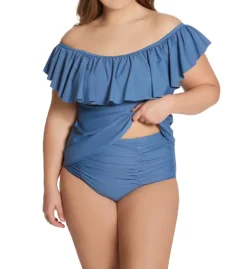 Raisins Curve Plus Size Alicante Solids Costa Swim Bottom E840061 -Freya Fashion Shop raisins curve raic01 e840061 cs2