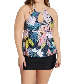 Raisins Curve Plus Size Alicante Solids Costa Skirt Swim Bottom E840069 -Freya Fashion Shop raisins curve raic01 e840069 cs3