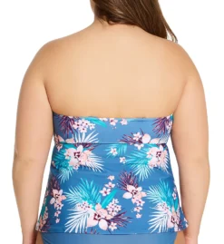 Raisins Curve Plus Size Haleiwa Zanzibar Tankini Swim Top E840545 -Freya Fashion Shop raisins curve raic01 e840545 bs