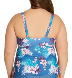 Raisins Curve Plus Size Haleiwa Zanzibar Tankini Swim Top E840545 -Freya Fashion Shop raisins curve raic01 e840545 cs2