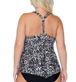Raisins Curve Plus Size Incas Trinidad Tankini Swim Top E840721 -Freya Fashion Shop raisins curve raic01 e840721 bs