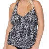 Raisins Curve Plus Size Incas Trinidad Tankini Swim Top E840721 -Freya Fashion Shop raisins curve raic01 e840721 gs