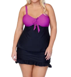 Raisins Curve Plus Size Costa Blanca Zanzibar Tankini Swim Top E841045 -Freya Fashion Shop raisins curve raic01 e841045 cs4