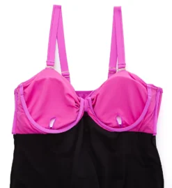 Raisins Curve Plus Size Costa Blanca Zanzibar Tankini Swim Top E841045 -Freya Fashion Shop raisins curve raic01 e841045 cs5