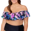 Raisins Curve Plus Size Freshwater Tortuga Bra Swim Top G840227 -Freya Fashion Shop raisins curve raic01 g840227 gs