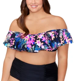 Raisins Curve Plus Size Freshwater Tortuga Bra Swim Top G840227