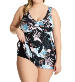 Raisins Curve Plus Size Monteluz Lucia Swim Dress G840385 -Freya Fashion Shop raisins curve raic01 g840385 cs1