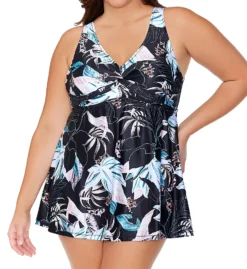 Raisins Curve Plus Size Monteluz Lucia Swim Dress G840385